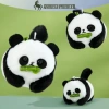 Sang Trọng Gấu Trúc Búp Bê Anime Plushie Móc Khóa Đuôi Di Động Quà Tặng Vui Vẻ 5