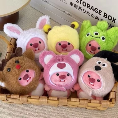 Sang Trọng Loopy Búp Bê Hồng Đáng Yêu Hải Ly Gấu Bông Quà Tặng Nữ, Giảm 27.500 VND