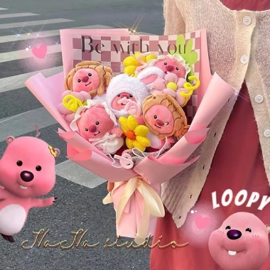 Sang Trọng Loopy Búp Bê Hồng Đáng Yêu Hải Ly Gấu Bông Quà Tặng Nữ, Giảm 27.500 VND 8 Sang Trọng Loopy Búp Bê Hồng Đáng Yêu Hải Ly Gấu Bông Quà Tặng Nữ, Giảm 27.500 VND 8