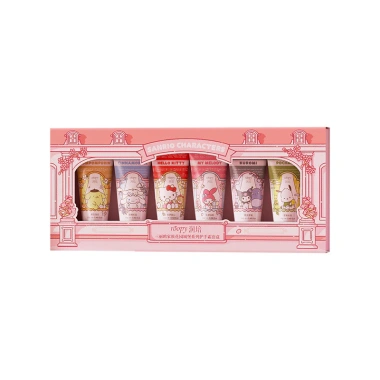 Sanrio Roopy Hand Cream 12g - Hộp Quà Tặng Nhỏ 6 miếng Dưỡng Ẩm Ngày Lễ