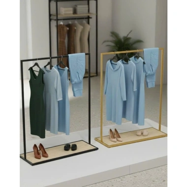 Sào Giá Kệ Treo Quần Áo Sắt Hộp Chắc Chắn - Phun Sơn Tĩnh Điện Bền Đẹp, Gỗ MDF Chống ẩm Cao Cấp 320k