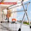 Sào phơi quần áo AVOHOME chính hãng - Giàn phơi bánh xe, tiện lợi cho gia đình, giá 80.000 VND