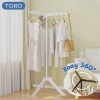 Sào phơi quần áo gấp gọn TORO - Giá phơi đa năng, di động, phù hợp ban công và phòng ngủ, giảm giá 21% chỉ 182.000₫