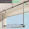 Sào phơi quần áo MEIT thép không gỉ không cần khoan, điều chỉnh chiều cao, chiều dài - 95.929₫ 5