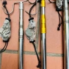 Sào rút gọn inox đa năng - treo lồng chim, quần áo, phơi, bứt hoa quả, tặng móc & túi bổi, 55k 6