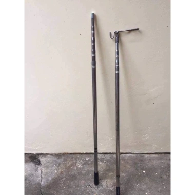 Sào rút inox 3m đa năng, phơi quần áo, treo chậu cây, lồng chim, kèm móc và túi bổi, giá chỉ 76.500đ