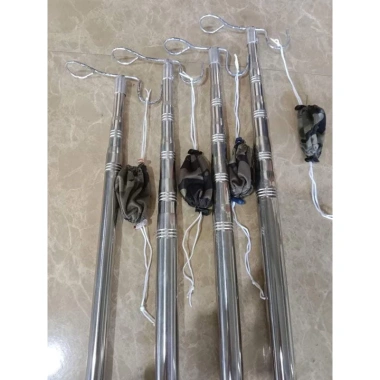 Sào rút inox đa năng, treo lồng chim kích cỡ kèm móc sào và túi bổi giảm giá 66k 2