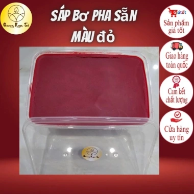 Sáp Bơ làm nến pha sẵn 500-900gr không hóa chất, không sáp bẩn, dùng ngay cho nến cúng dường Giá chỉ 46.800 VND 10