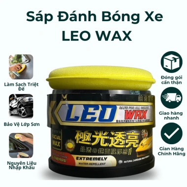 Sáp đánh bóng LEO WAX ô tô, xe máy - Sáng bóng tức thì, chống bám nước, 399.000₫