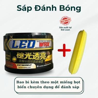 Sáp đánh bóng LEO WAX ô tô, xe máy - Sáng bóng tức thì, chống bám nước, 399.000₫