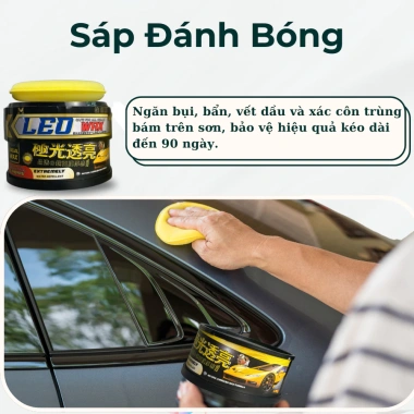 Sáp đánh bóng LEO WAX ô tô, xe máy - Sáng bóng tức thì, chống bám nước, 399.000₫