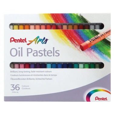 Sáp Dầu Pentel 50 Màu PHN50 Chính Hãng - Oil Pastel 12-50 màu, 65.000 VND