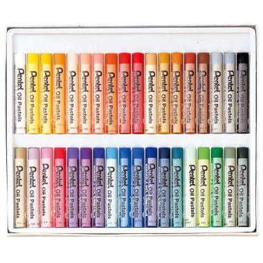 Sáp Dầu Pentel 50 Màu PHN50 Chính Hãng - Oil Pastel 12-50 màu, 65.000 VND