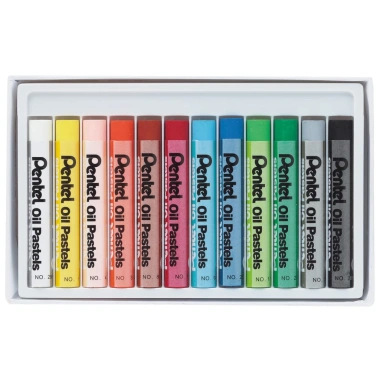 Sáp Dầu Pentel 50 Màu PHN50 Chính Hãng - Oil Pastel 12-50 màu, 65.000 VND