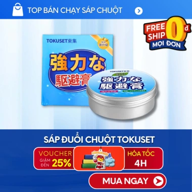 Sáp Đuổi Chuột Ô Tô TOKUSET - Chống Cắn Dây, Mùi Thiên Nhiên, An Toàn, Giá 110.400 VNĐ