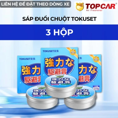 Sáp Đuổi Chuột Ô Tô TOKUSET - Chống Cắn Dây, Mùi Thiên Nhiên, An Toàn, Giá 110.400 VNĐ