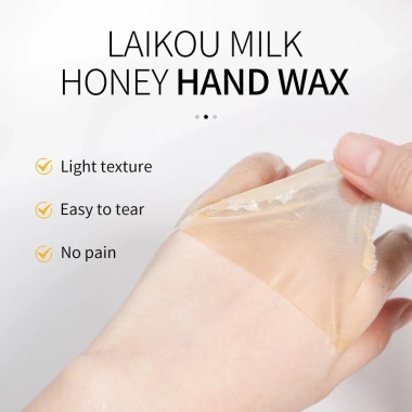 Sáp dưỡng ẩm tay LAIKOU chiết xuất sữa mật ong, tẩy tế bào chết, da sáng 120g