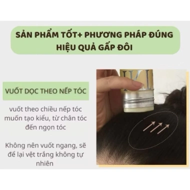 Sáp IKT giữ nếp tóc thỏi tiện lợi, tạo kiểu mượt cho nam, nữ, trẻ em - 65.000đ 8