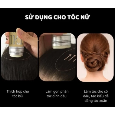 Sáp IKT giữ nếp tóc thỏi tiện lợi, tạo kiểu mượt cho nam, nữ, trẻ em - 65.000đ 9