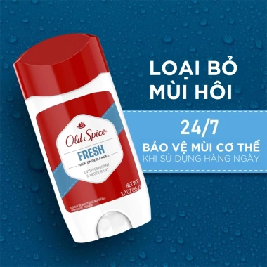 Sáp khử mùi Old Spice High Endurance 85g - Khử mùi lâu, giảm mồ hôi, chỉ 149.000₫ 5 Sáp khử mùi Old Spice High Endurance 85g - Khử mùi lâu, giảm mồ hôi, chỉ 149.000₫ 5