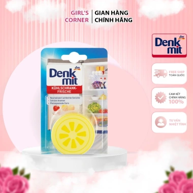 Sáp khử mùi tủ lạnh Denkmit hương chanh 40g - Khử mùi hôi, giữ tủ thơm sạch