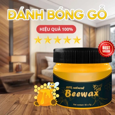 Sáp Ong BEEWAX 80gr Đánh Bóng & Phục Hồi Màu Gỗ Tự Nhiên, Giá Ưu Đãi 26.900 VNĐ