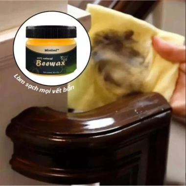Sáp Ong BEEWAX 80gr Đánh Bóng & Phục Hồi Màu Gỗ Tự Nhiên, Giá Ưu Đãi 26.900 VNĐ
