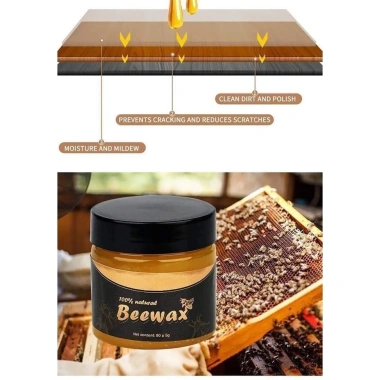 Sáp Ong BEEWAX 80gr Đánh Bóng & Phục Hồi Màu Gỗ Tự Nhiên, Giá Ưu Đãi 26.900 VNĐ