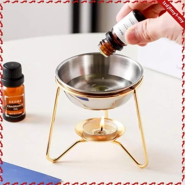 Sáp tinh dầu tan chảy 115ml thép không gỉ - Máy khuếch tán hương thơm, giá đỡ nến Tealight SPA, chỉ 156.200₫