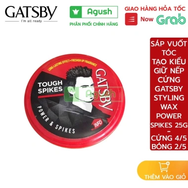 Sáp Vuốt Tóc Gatsby Wax 25g Thơm, Giữ Nếp Lâu, Không Bết, Nhật Bản Giá 110k Sáp Vuốt Tóc Gatsby Wax 25g Thơm, Giữ Nếp Lâu, Không Bết, Nhật Bản Giá 110k