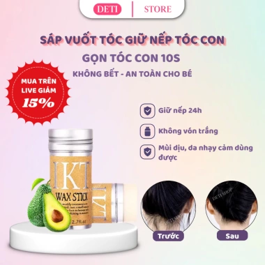 Sáp Vuốt Tóc IKT 75g - Giữ Nếp Tự Nhiên, Tóc Mềm Mượt, Giá Chỉ 79.000₫