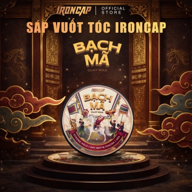 Sáp Vuốt Tóc IRONCAP Bạch Mã 2.026 - Claywax Oilbase Tạo Kiểu, Giá Ưu Đãi 350.000₫ 6