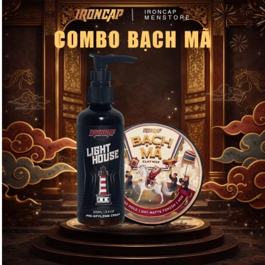 Sáp Vuốt Tóc IRONCAP Bạch Mã 2.026 - Claywax Oilbase Tạo Kiểu, Giá Ưu Đãi 350.000₫ 7