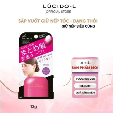 Sáp Vuốt Tóc Lucido-L Extra Hard 13g - Vuốt tóc con vào nếp gọn gàng, giữ lâu, không bết 2 Sáp Vuốt Tóc Lucido-L Extra Hard 13g - Vuốt tóc con vào nếp gọn gàng, giữ lâu, không bết 2