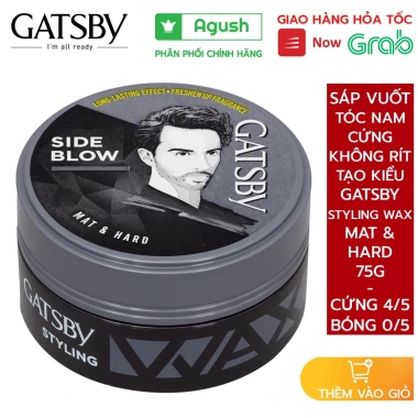 Sáp vuốt tóc nam nữ Gatsby Wax Mat 75g – Thơm, giữ nếp lâu, không bóng, Nhật Bản, giá 139k 10 Sáp vuốt tóc nam nữ Gatsby Wax Mat 75g – Thơm, giữ nếp lâu, không bóng, Nhật Bản, giá 139k 10