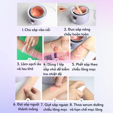 Sáp Wax Lông Nóng Hương Sữa Dừa Cao Cấp Premier nhập khẩu USA - Siêu Bám Lông LY, tặng Que Wax, chỉ 32.800₫ 3