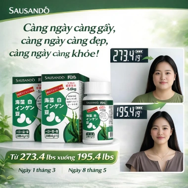 Saudando Nhật Bản - Hạn chế hấp thu chất béo, giảm mỡ, hỗ trợ trao đổi chất - 119.000 VND Saudando Nhật Bản - Hạn chế hấp thu chất béo, giảm mỡ, hỗ trợ trao đổi chất - 119.000 VND