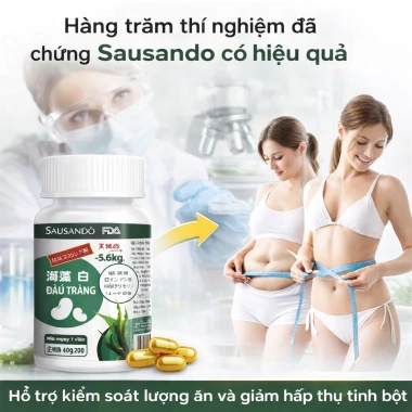 Saudando Nhật Bản - Hạn chế hấp thu chất béo, giảm mỡ, hỗ trợ trao đổi chất - 119.000 VND 5 Saudando Nhật Bản - Hạn chế hấp thu chất béo, giảm mỡ, hỗ trợ trao đổi chất - 119.000 VND 5