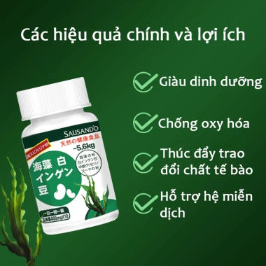 SAUSANDO Thực phẩm hỗ trợ quản lý cân nặng, hiệu quả sau 7 ngày, 10 viên/chai, giảm giá 119.000 VND 4