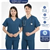 Scrubs đồng phục spa vải co giãn, thích hợp thẩm mỹ viện, phòng khám, điều dưỡng, dược sĩ - Giá 130,200₫ 2