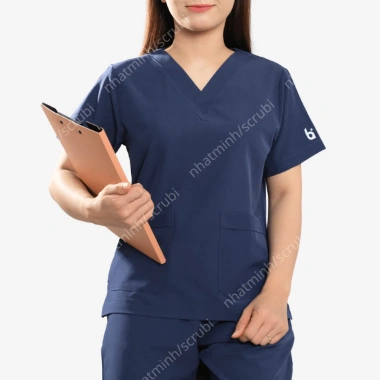 Scrubs đồng phục spa vải co giãn, thích hợp thẩm mỹ viện, phòng khám, điều dưỡng, dược sĩ - Giá 130,200₫