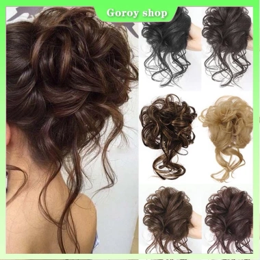 Scrunchie tóc giả cho tóc xoăn và đuôi ngựa Trang sức tóc giảm còn 38.000₫