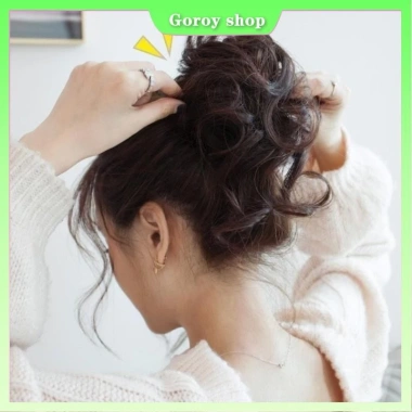 Scrunchie tóc giả cho tóc xoăn và đuôi ngựa Trang sức tóc giảm còn 38.000₫