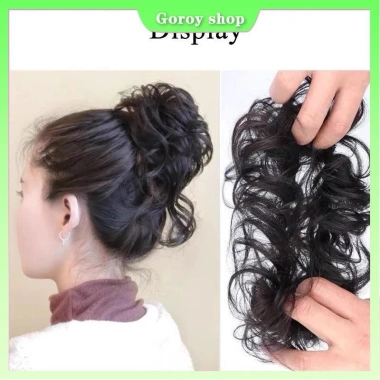 Scrunchie tóc giả cho tóc xoăn và đuôi ngựa Trang sức tóc giảm còn 38.000₫