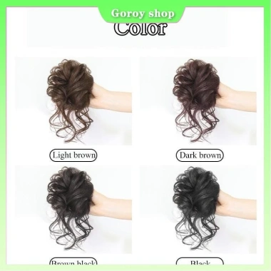 Scrunchie tóc giả cho tóc xoăn và đuôi ngựa Trang sức tóc giảm còn 38.000₫