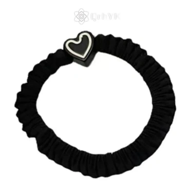 Scrunchie Trái Tim Cao Su Co Giãn Qrhyk - Phụ Kiện Tóc Thanh Lịch, 34.236₫