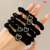 Scrunchie Trái Tim Cao Su Co Giãn Qrhyk - Phụ Kiện Tóc Thanh Lịch, 34.236₫ 9