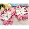 Scrunchies Cột Tóc Nơ Caro Vintage Hàn Quốc - Xinh Nhẹ, Dễ Phối, Giá chỉ 39.000đ 5