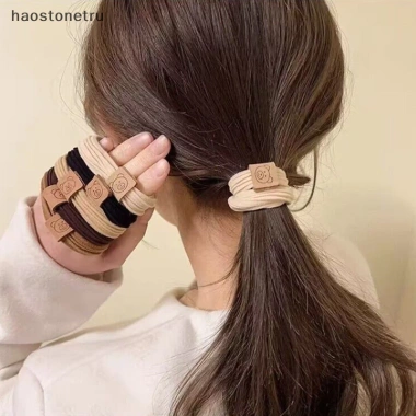 Scrunchies Đàn Hồi Cao Su 5 Chiếc Dây Buộc Tóc Đuôi Ngựa Phụ Kiện Nữ Bé Thời Trang 3
