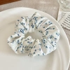 Scrunchy buộc tóc nữ xanh tươi mát mùa hè thiết kế mới 2.025 họa tiết dây bóng và hoa 9